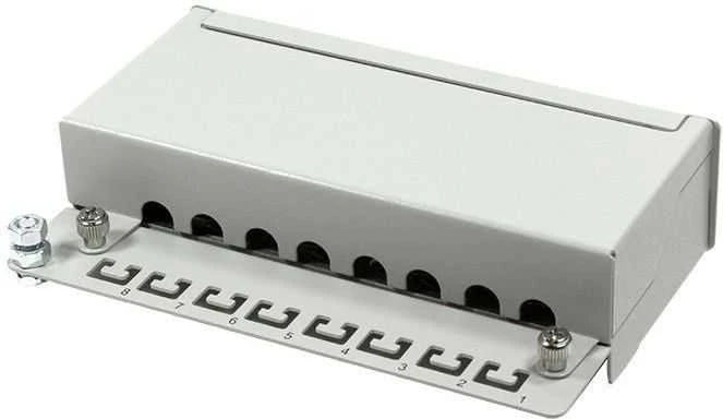 LogiLink Patchpanel kat. 6A, 8 prievadų, ekranuotas STP, rutulinis (NP0018)