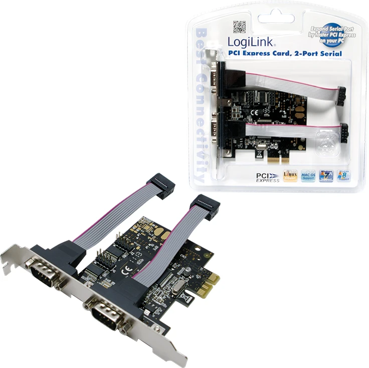 Logilink | 2 x serial (COM) | PCIe