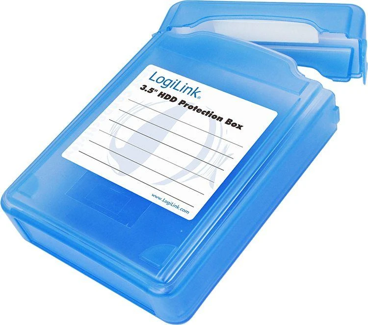 Logilink HDD dėklas 3.5 colio diskui, pusiau atidarytas