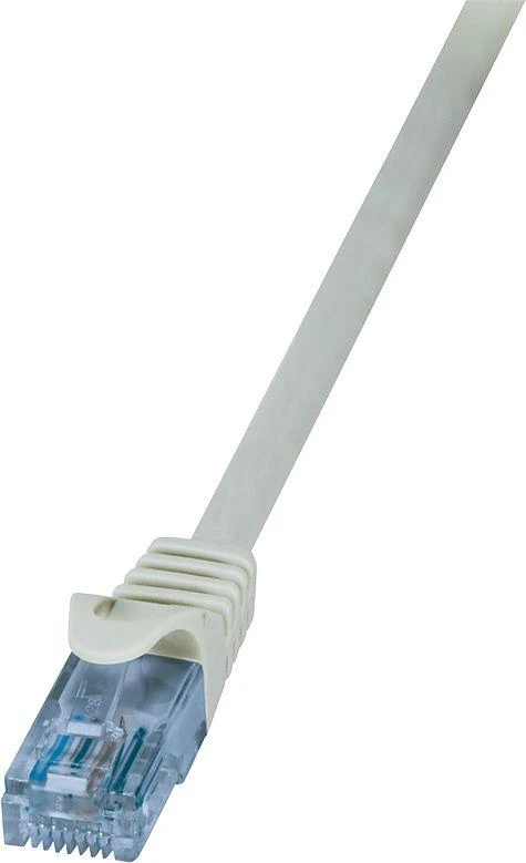 LOGILINK CP3052U LOGILINK - Komutacinis kabelis Cat.6A 10GE Home U/UTP EconLine pilkas 2,00m