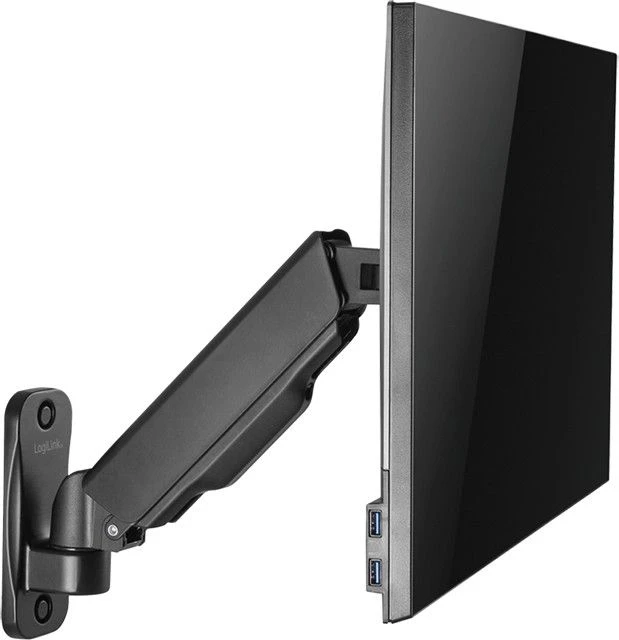LOGILINK BP0144 Monitorius Sieninis laikiklis 17-32 colių plieninės dujinės spyruoklės svirties ilgis: 290 mm