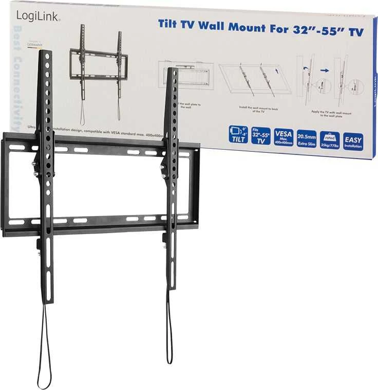 LOGILINK BP0010 LOGILINK - televizoriaus sieninis laikiklis, 32-55, maks. 35 kg