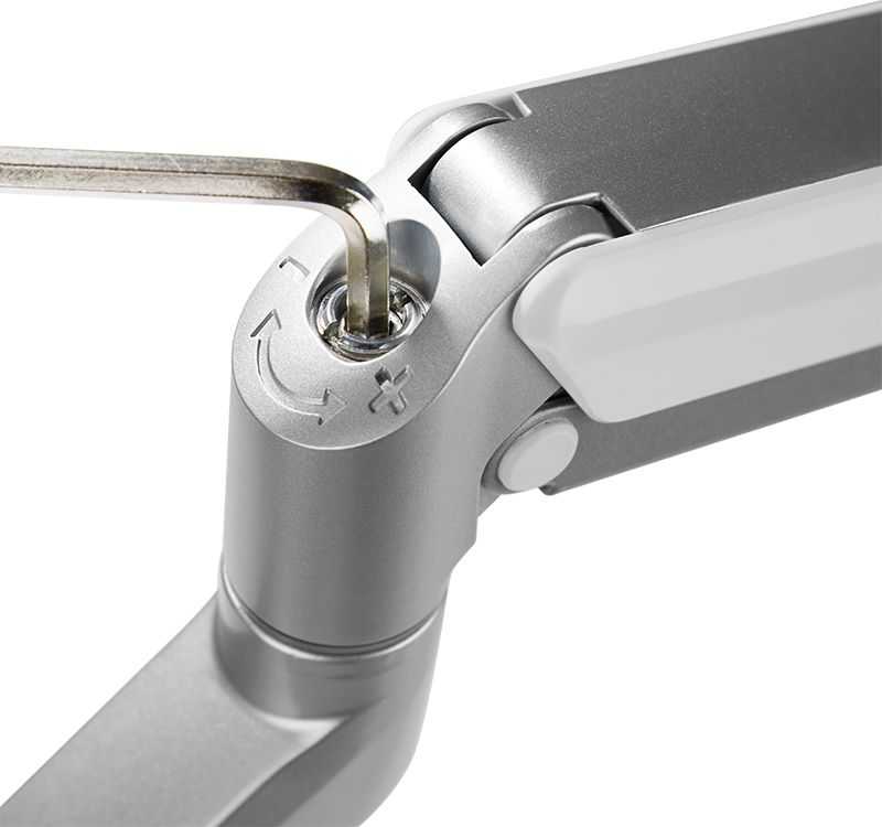 LOGILINK BP0089 Dviejų monitorių laikiklis, 17–32 colių aliuminio