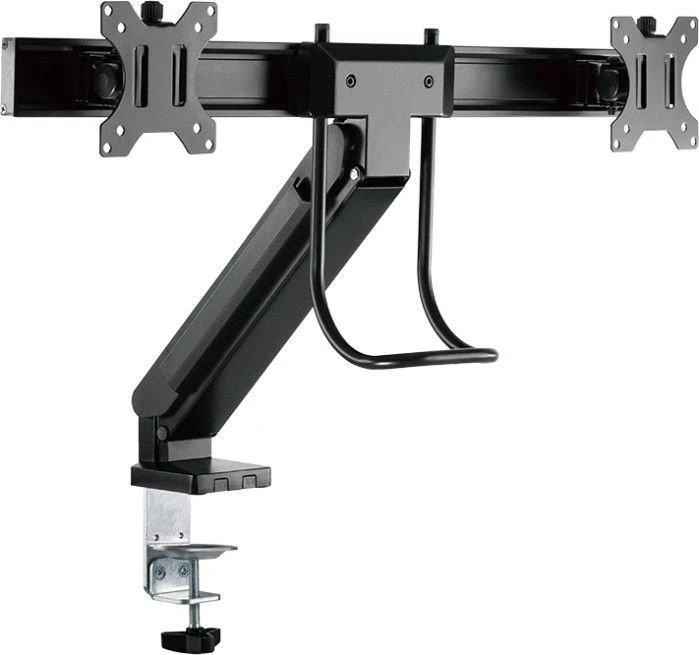 LOGILINK BP0102 Dual Monitorius 17–27 colių plieno laikiklis, taupantis erdvę