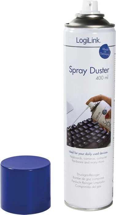 LogiLink Prisijungti | Valymas Duster Purškiklis (400 ml) | Suspausto oro valytuvas | 400 ml