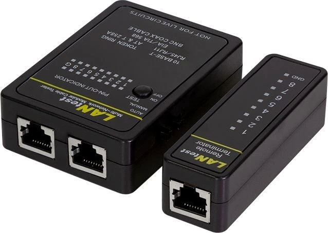 LOGILINK WZ0015 LOGILINK - Kabelių tikrintuvas su nuotoliniu bloku