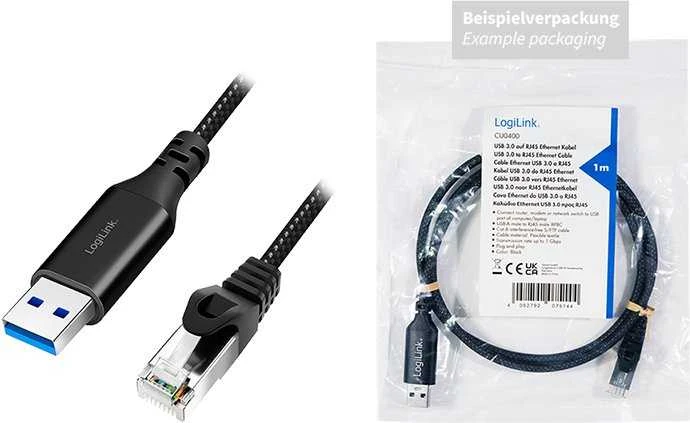 LogiLink USB 3.0 - RJ45 1.0m