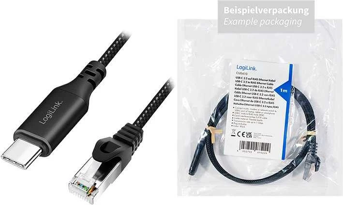 LogiLink USB 3.2 C tipo - RJ45 10.0m