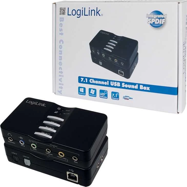 LogiLink Prisijungti | USB garso dėžutė 7.1 8 kanalų | UA0099