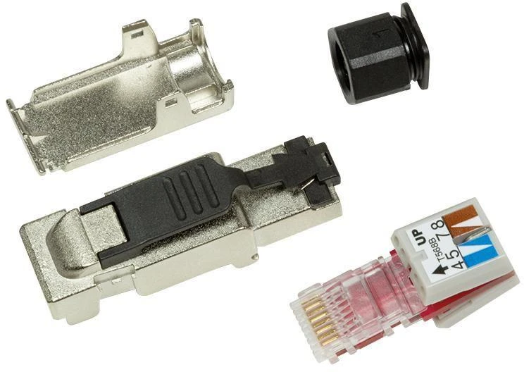 „LogiLink Plug RJ45 Cat 6A“, ekranuotas, be įrankių (MP0040)