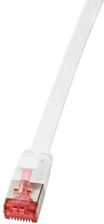 LogiLink RJ-45/RJ-45, kat.6, U/FTP, balta, 1m (CF2031S)