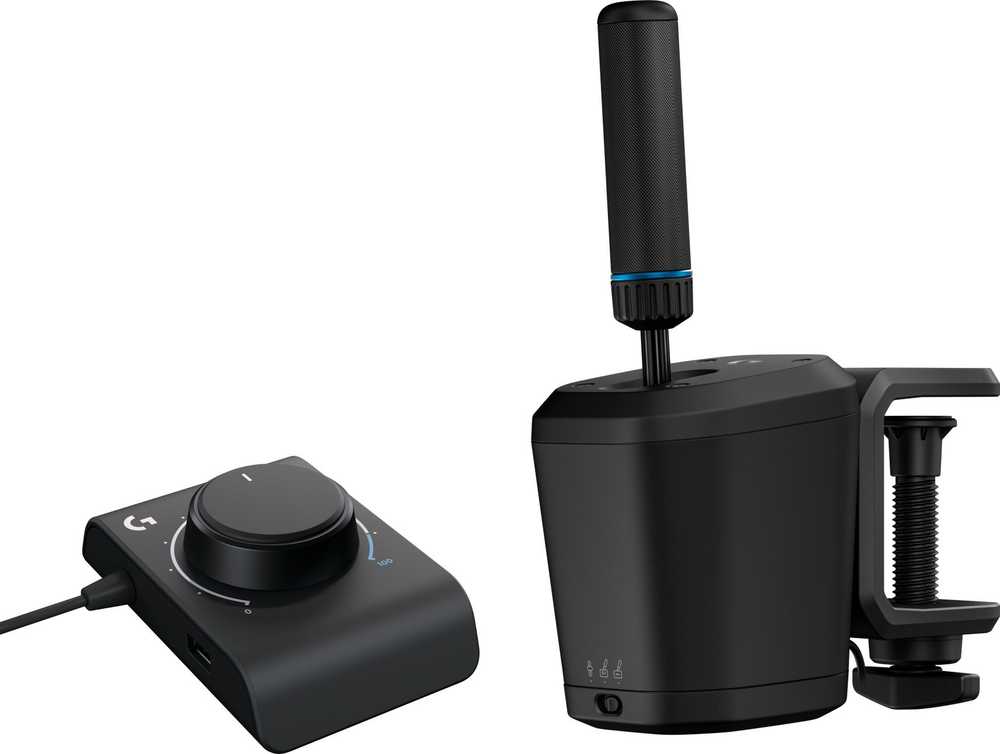 Logitech G RS pavarų perjungimo svirtis ir rankinis