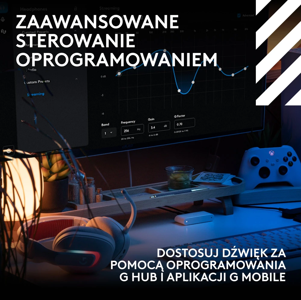 Logitech G Astro A20 X LIGHTSPEED Belaidės Belaidės Žaidimų Ausinės | Baltas