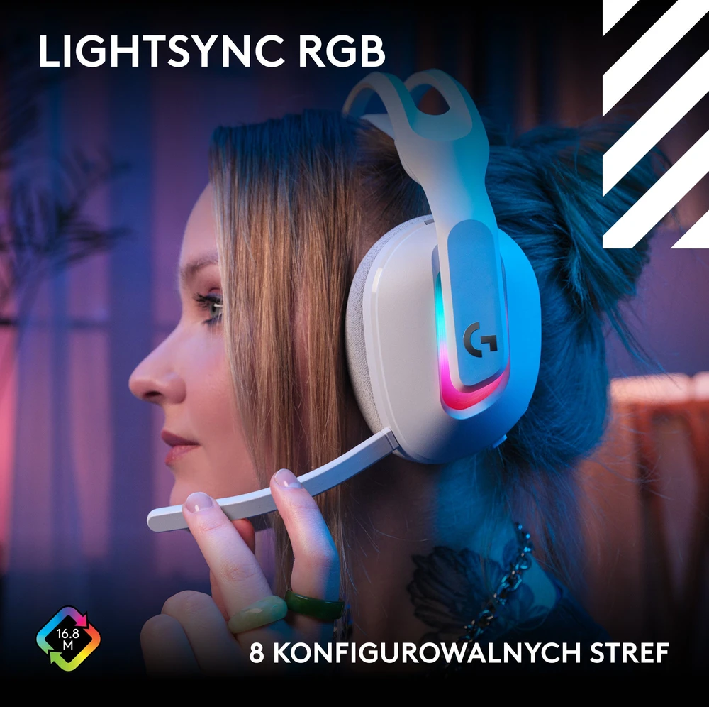 Logitech G Astro A20 X LIGHTSPEED Belaidės Belaidės Žaidimų Ausinės | Baltas