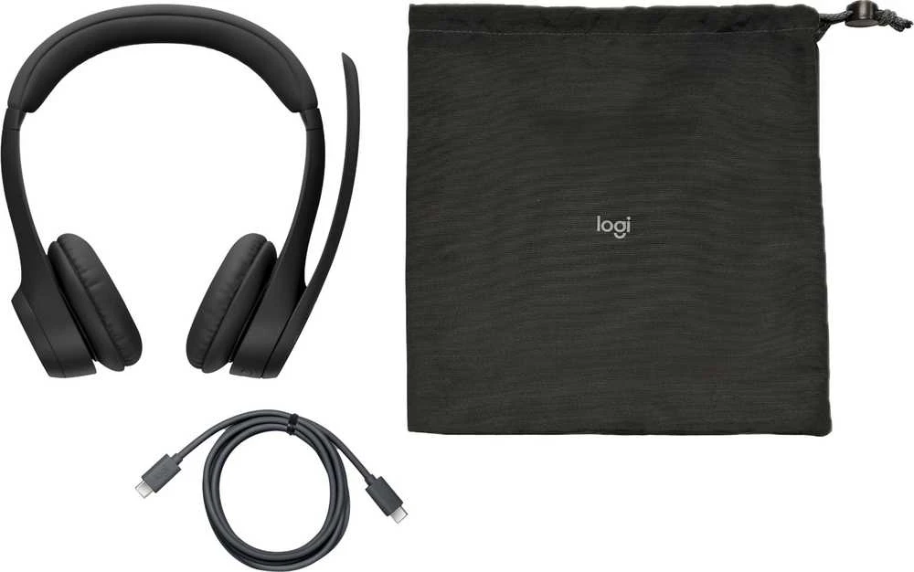 Logitech Zone 305 ausinės su krepšeliu ir laidu
