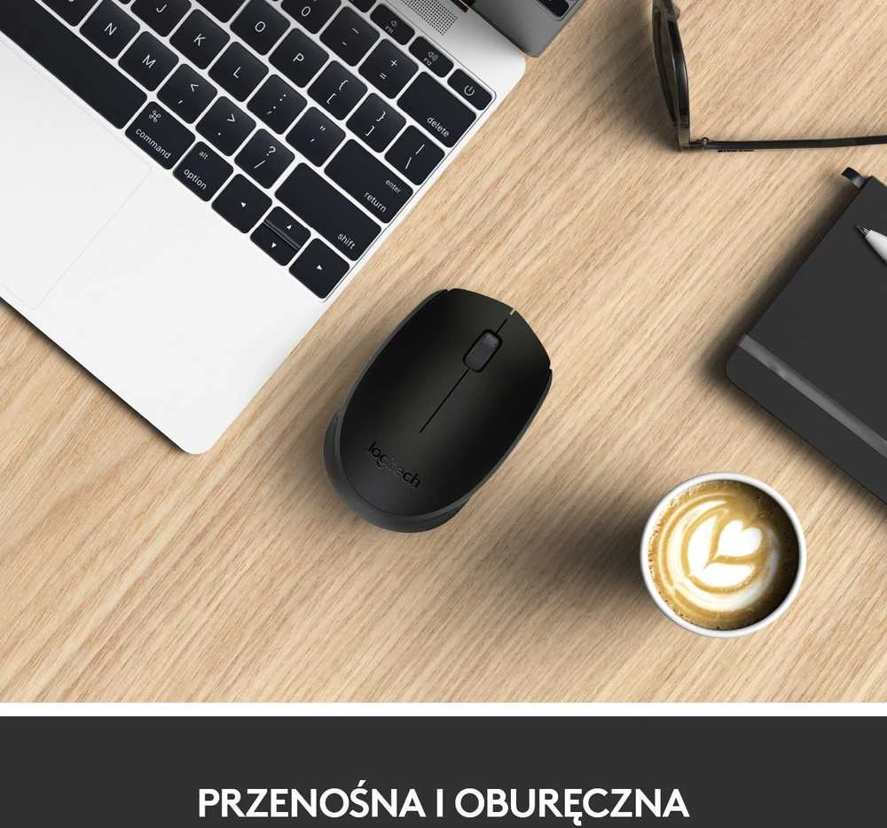 Belaidė pelė Logitech B170, Juoda