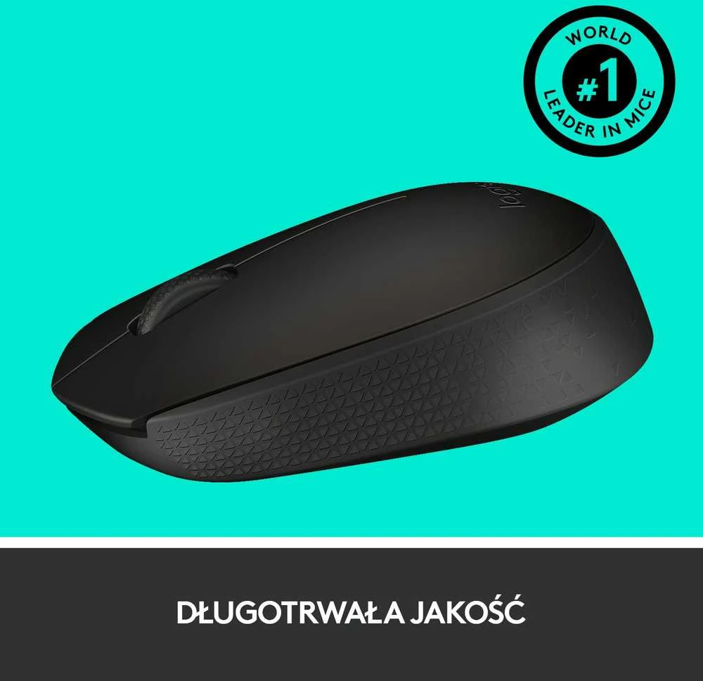 Belaidė pelė Logitech B170, Juoda