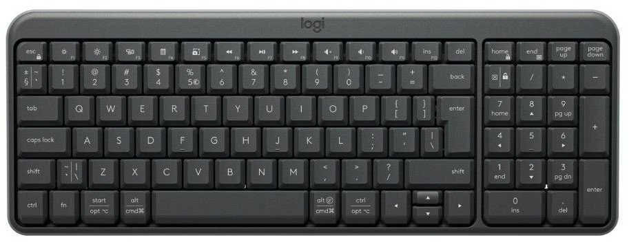Klaviatūra LOGITECH K250 - GRAPHITE - JAV TARPTAUTINIS - 2.4GHZ/BT - INTNL-973