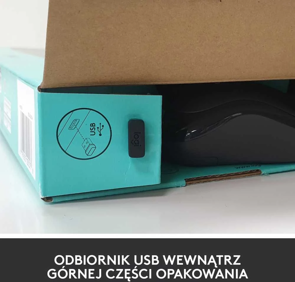 Belaidis klaviatūros ir pelės rinkinys Logitech MK270, QWERTY išdėstymas