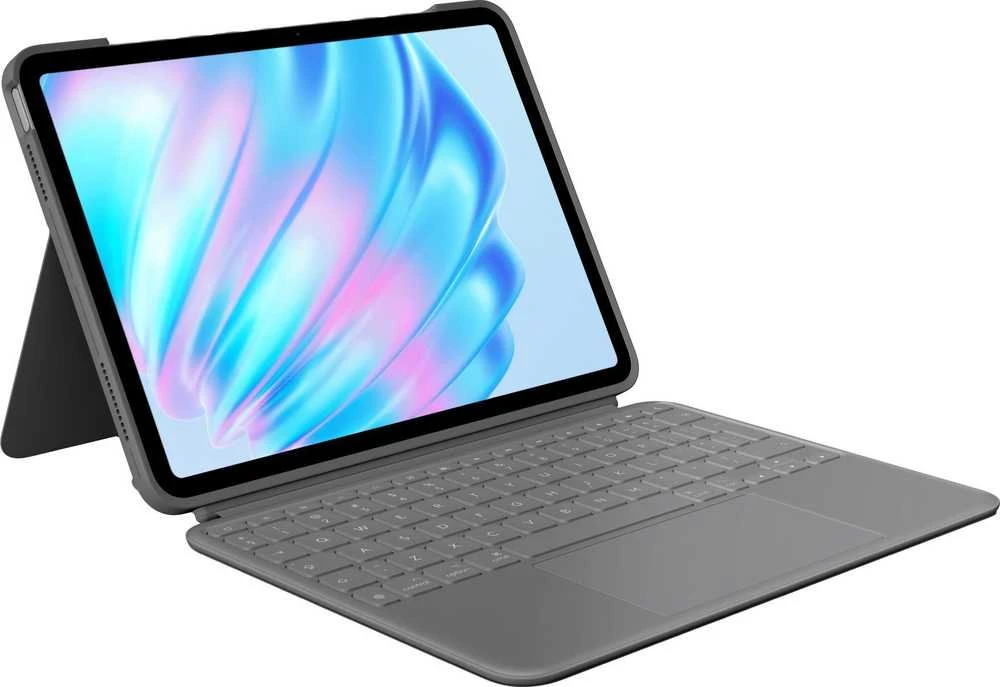 „Logitech Combo Touch“ klaviatūra, skirta „iPad Air 11“ (M2 ir M3), „Oxford Pilka“, JAV