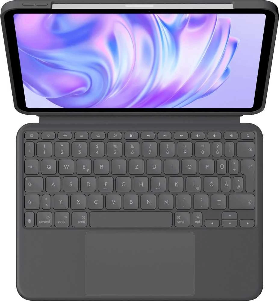 Logitech Combo Touch iPad Pro 11 colių – (M4) – grafitas DEU Westmid-511