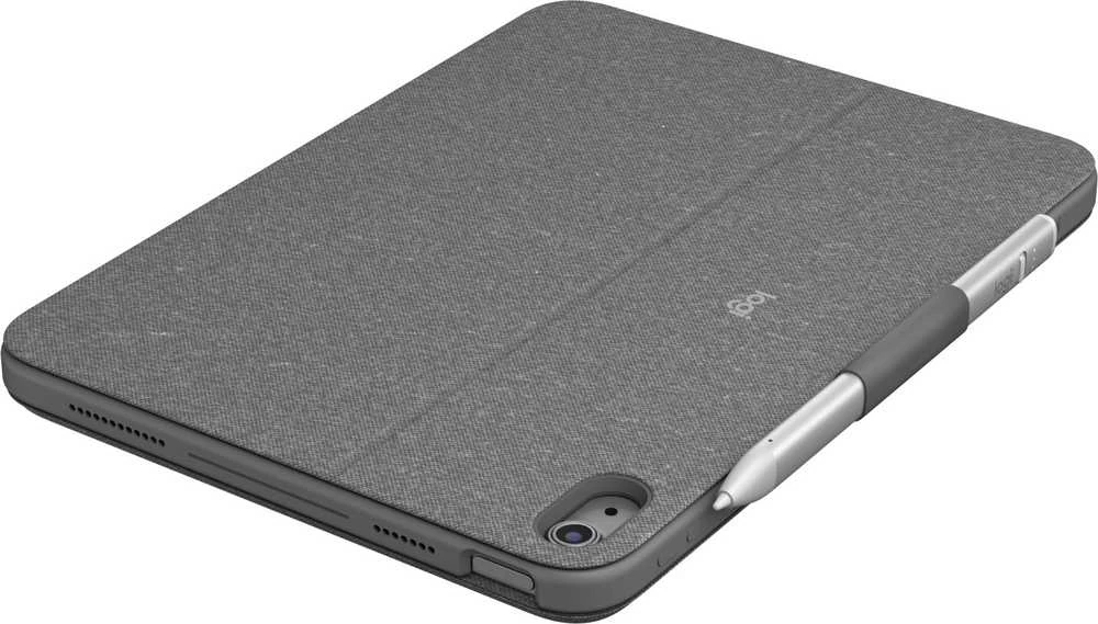 Logitech „COMBO TOUCH“ KIŠENINIS KIŠENINIS „IPAD“ (10 KARTOS) – „OXFORD Pilkas ITA“ – „MEDITER-412“