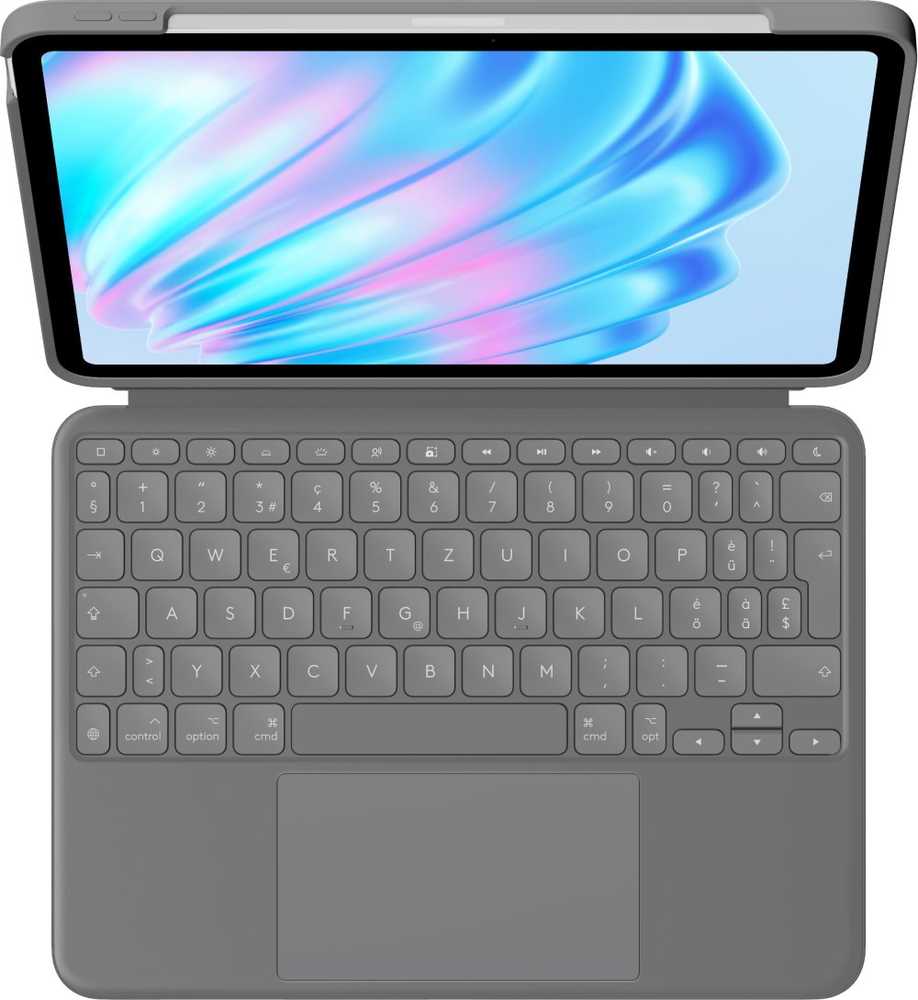 Klaviatūra ir pelė Kit Logitech Combo Touch for iPad Air 11-inch (M2)