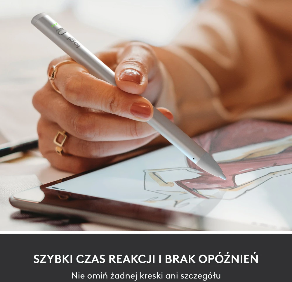 LOGITECH Crayon (USB-C) - Sidabrinis - EMEA-914