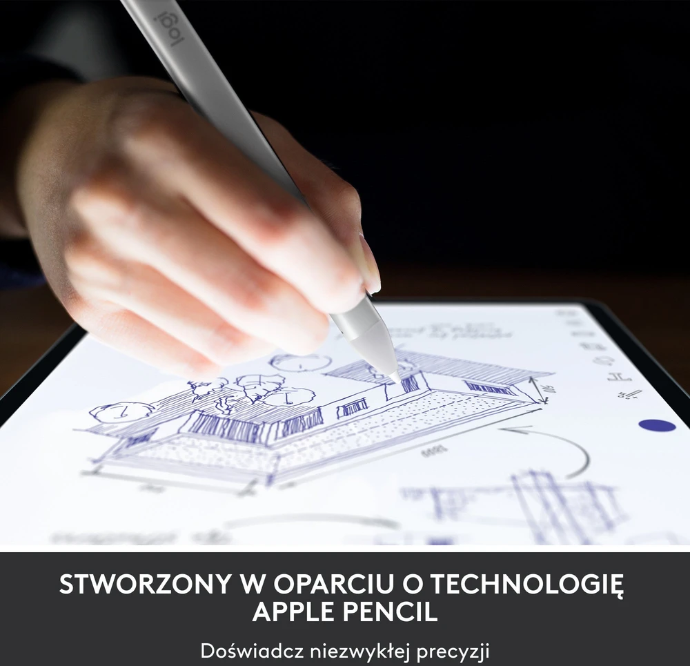 LOGITECH Crayon (USB-C) - Sidabrinis - EMEA-914