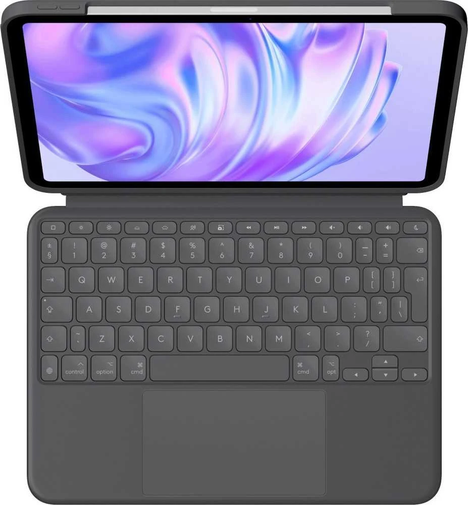 Logitech Combo Touch, skirtas iPad Pro 13" M4 Pilka US