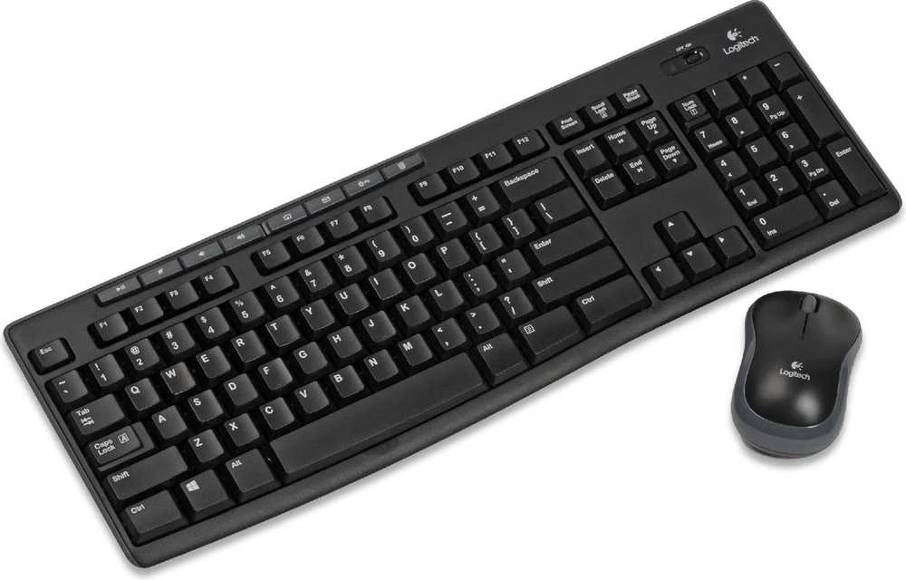 Belaidis klaviatūros ir pelės rinkinys Logitech MK270, UK English išdėstymas