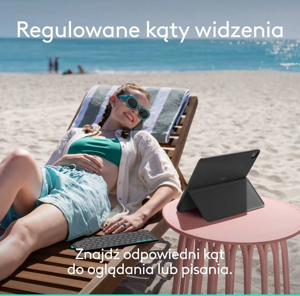 „Logitech Flip Folio“, skirtas 13 colių „iPad Pro“ ir „Air“, grafito spalvos
