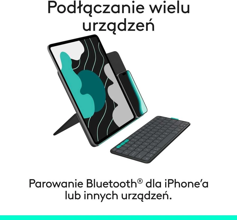 „Logitech Flip Folio“, skirtas 13 colių „iPad Pro“ ir „Air“, grafito spalvos