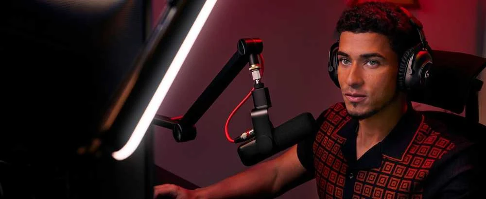 LOGITECH G Compass Premium Broadcast Boom Arm Juodas