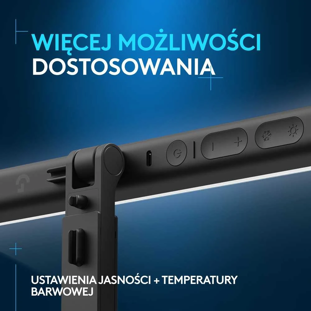 Objektyvas LOGITECH G Litra Beam Premium LED srautinis raktų apšvietimas su TrueSoft GRAPHITE BT