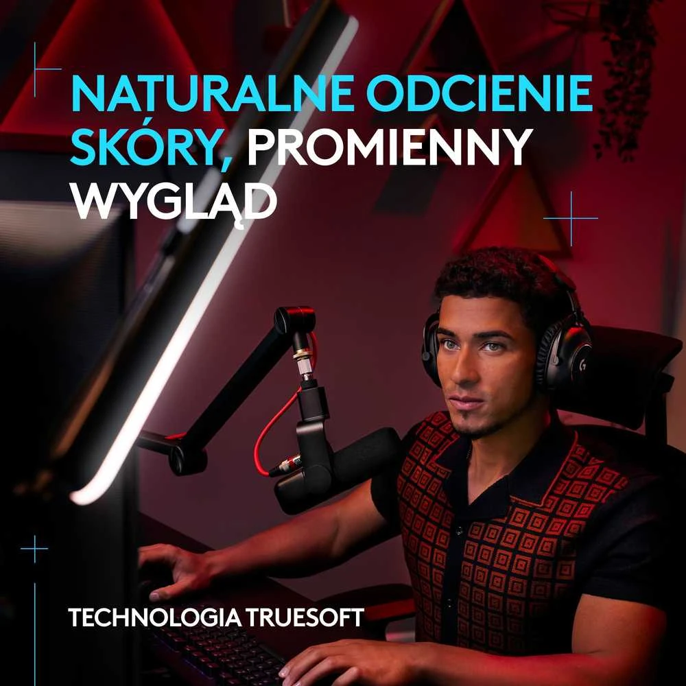 Objektyvas LOGITECH G Litra Beam Premium LED srautinis raktų apšvietimas su TrueSoft GRAPHITE BT