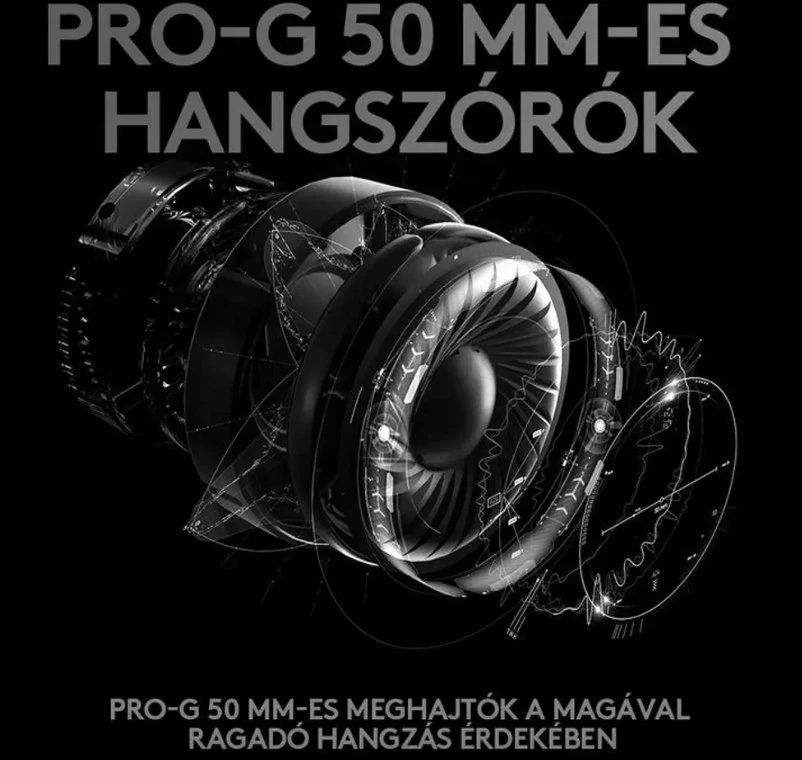 Ausinės - Logitech PRO X SE Ausinės su laidu Žaidimams (50mm drivers, USB/3.5mm, Juodas)