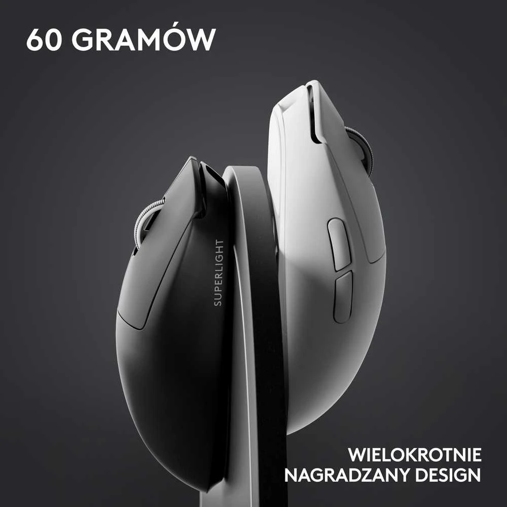 Pelė Logitech G Pro X 2 Superlight, Balta
