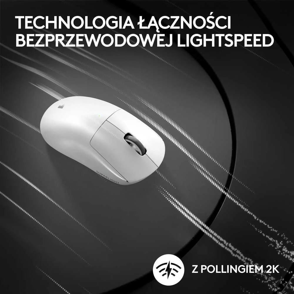 Pelė Logitech G Pro X 2 Superlight, Balta