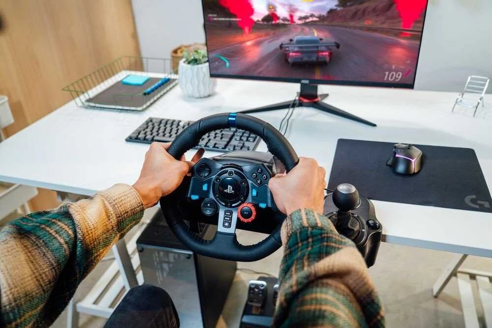 Logitech G29 + G435 Juoda