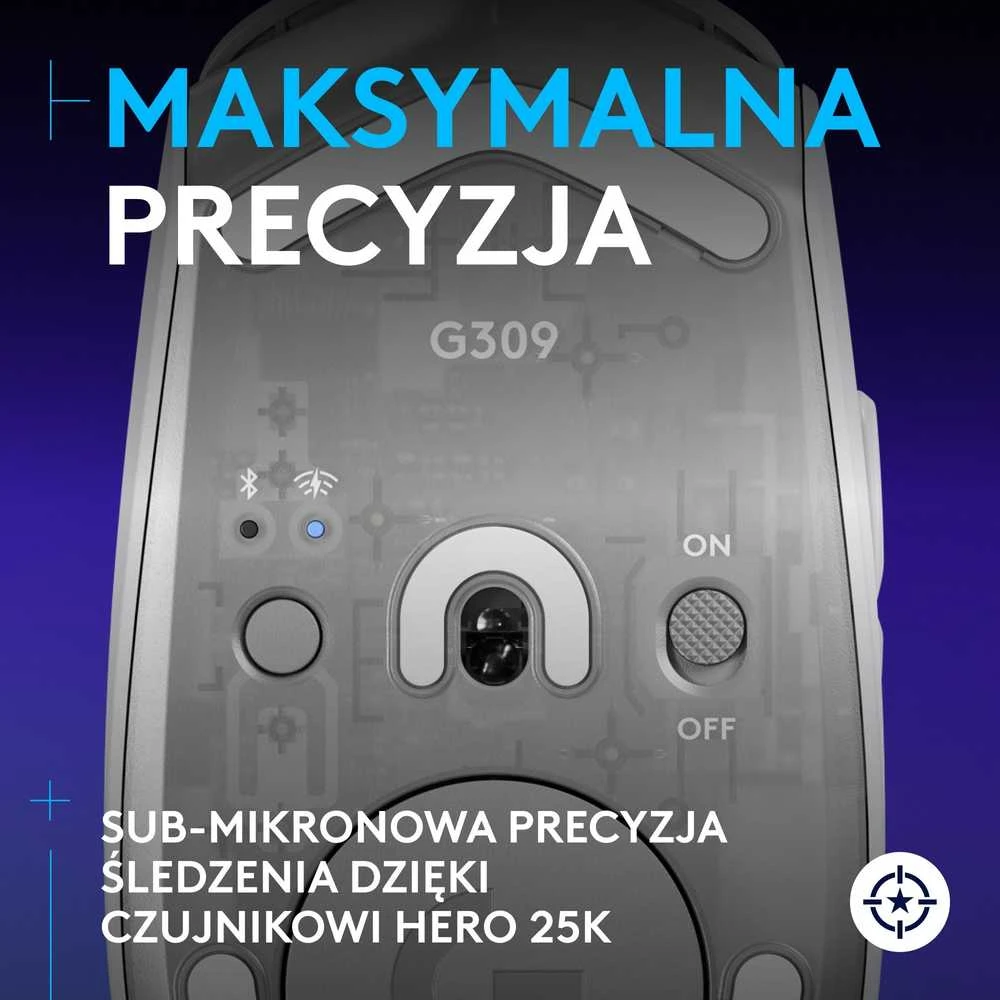 Pelė LOGITECH G309 LIGHTSPEED Baltas
