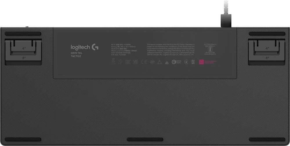 LOGITECH G515 TKL Klaviatūra su laidu žaidimams Juodas (US)
