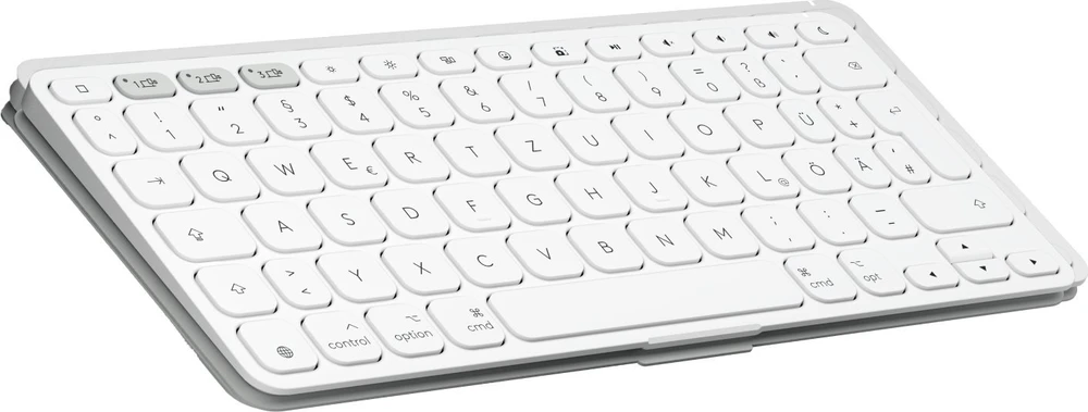 Klaviatūra Logitech KEYS-TO-GO 2 - PALE Pilkas - DEU - WESTMID-511