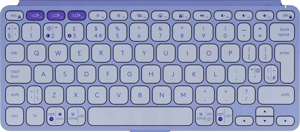 Klaviatūra Logitech Keys To Go 2 Liliowy