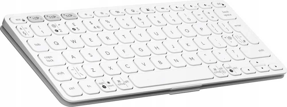Klaviatūra „Logitech Keys To Go 2“ šviesiai pilkos spalvos
