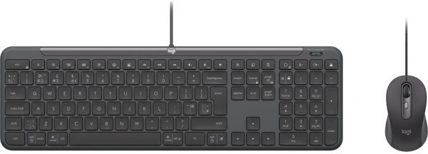 Klaviatūra LOGITECH Signature Slim MK620 su laidu Combo verslui - GRAPHITE - US INT'L - USB - N/A - INTNL-973 - USB-C
