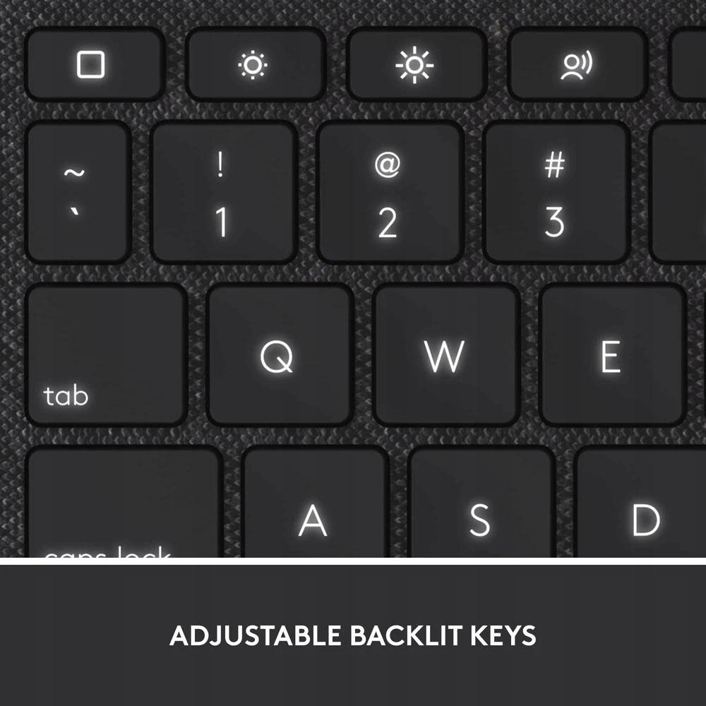 Logitech „COMBO TOUCH“ KIŠENINIS KIŠENINIS „IPAD“ (10 KARTOS) – „OXFORD Pilkas“ – DEU – CENTRAL