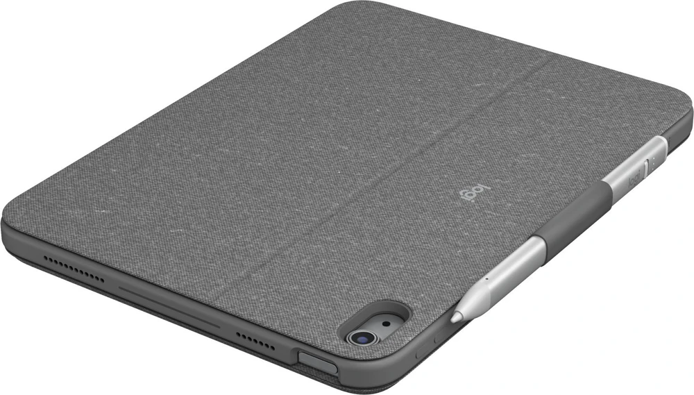 Logitech „COMBO TOUCH“ KIŠENINIS KIŠENINIS „IPAD“ (10 KARTOS) – „OXFORD Pilkas“ – DEU – CENTRAL