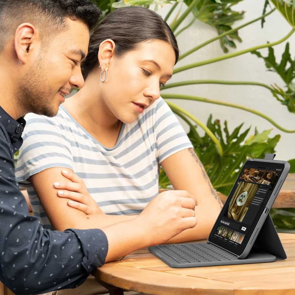Logitech SLIM FOLIO FOR IPAD (10TH GEN) - Pilkas - CH - CENTRAL