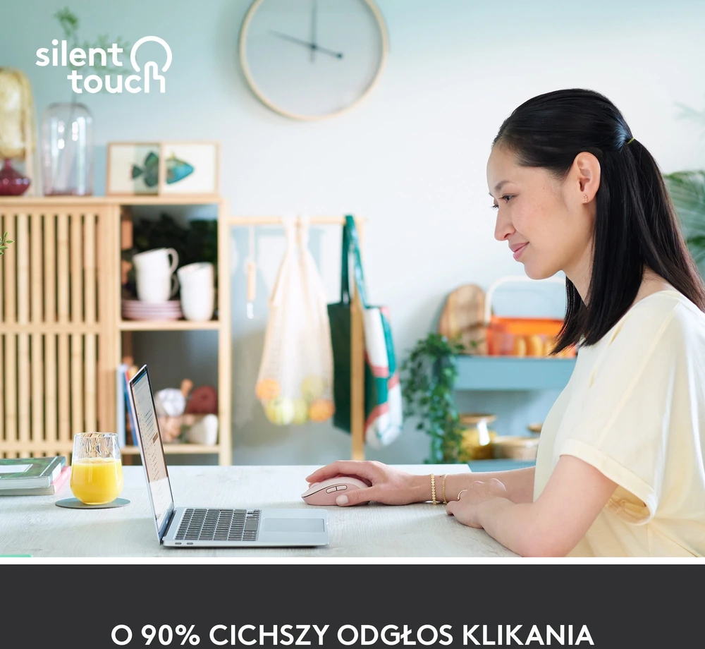 Belaidė pelė Logitech Signature M650 L, rožinės spalvos